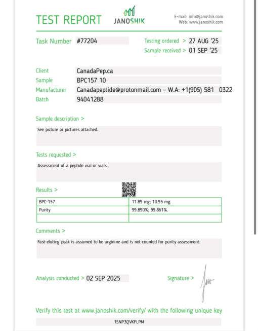BPC-157  10mg - Image 2